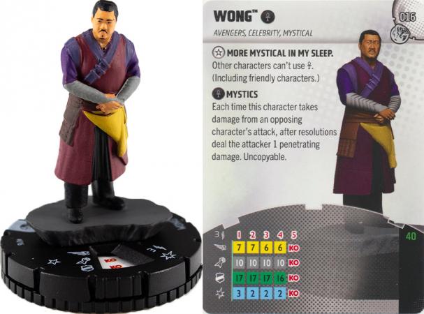 Heroclix - Marvel Next Phase - Wong #016 Common