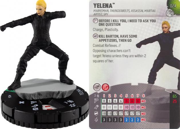 Heroclix - Marvel Next Phase - Yelena #024 Uncommon