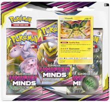 Image for Unified Minds 3 Pack Blister [Vikavolt] - Pokemon