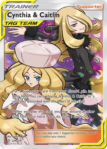 Cynthia & Caitlin (Full Art) (228/236) (SM12)