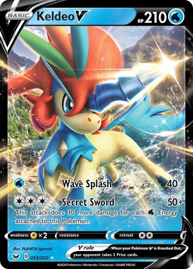 Image for Keldeo V (053/202) (SWSH01) - Pokemon