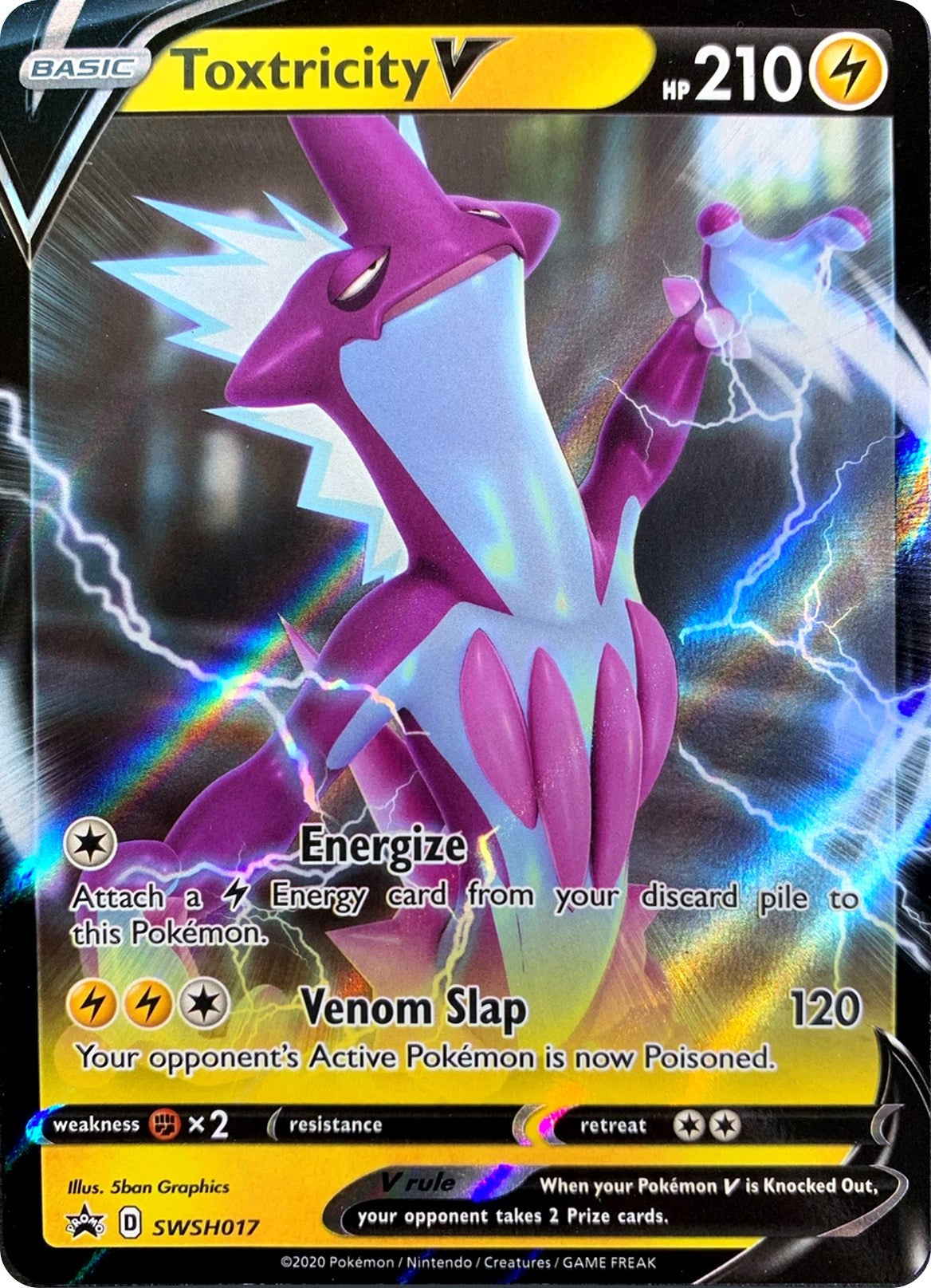 Image for Toxtricity V - SWSH017 (SWSH017) (SWSD) - Pokemon