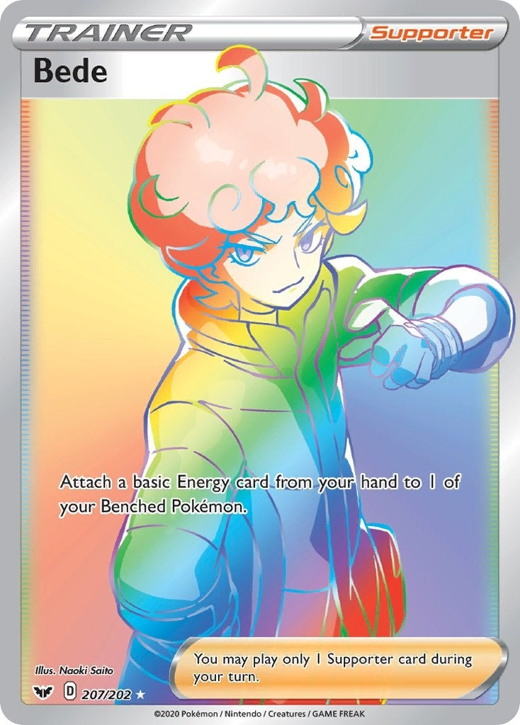 Image for Bede (Secret) (207/202) (SWSH01) - Pokemon