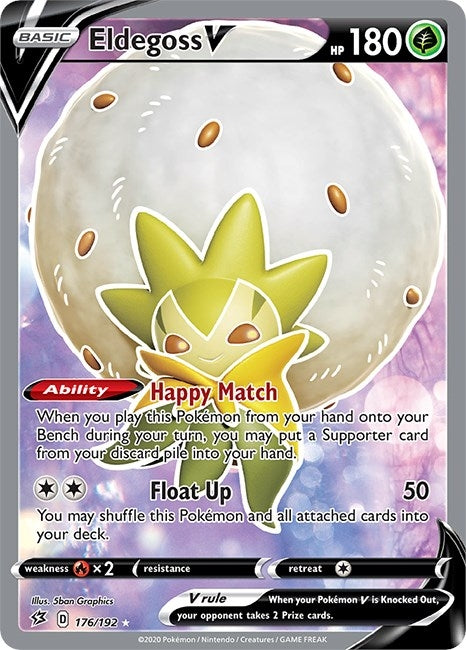 Image for Eldegoss V (Full Art) (176/192) (SWSH02) - Pokemon