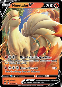 Image for Ninetales V (026/192) (SWSH02) - Pokemon