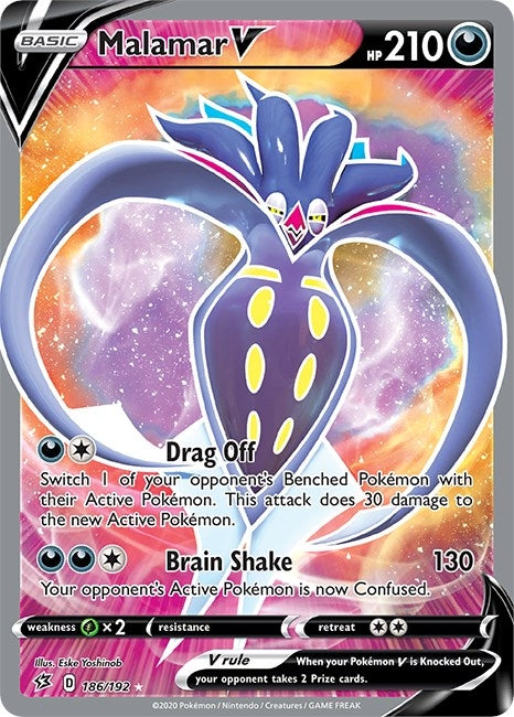 Image for Malamar V (Full Art) (186/192) (SWSH02) - Pokemon