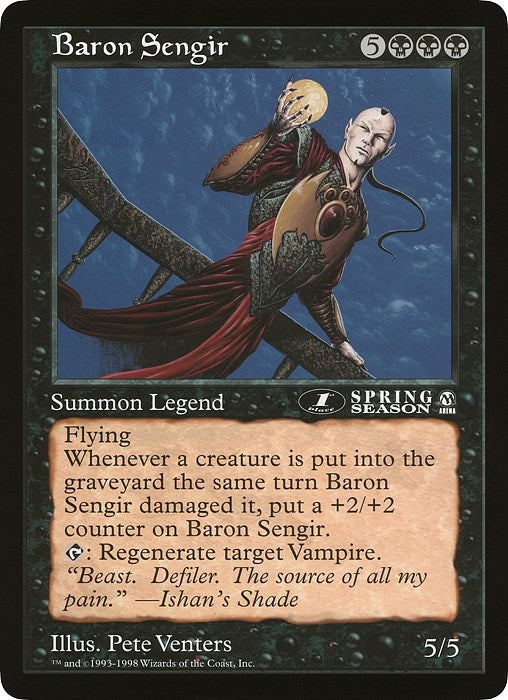 Image for Baron Sengir (1st place) (Arena League) - Magic: The Gathering