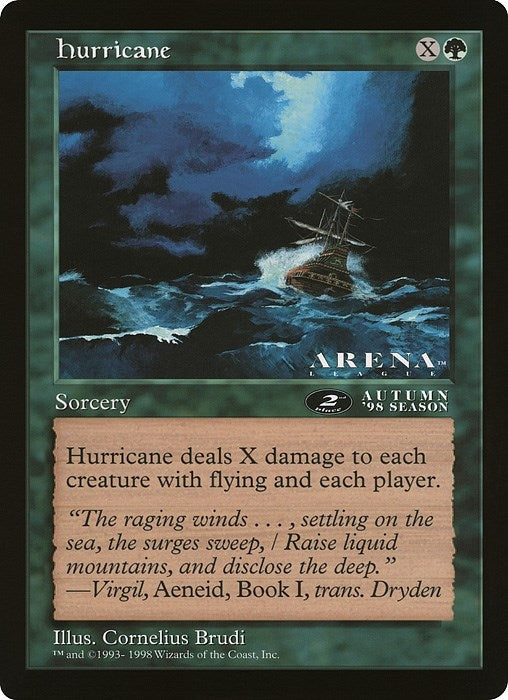 Image for Hurricane (2nd Place) (Arena League) - Magic: The Gathering