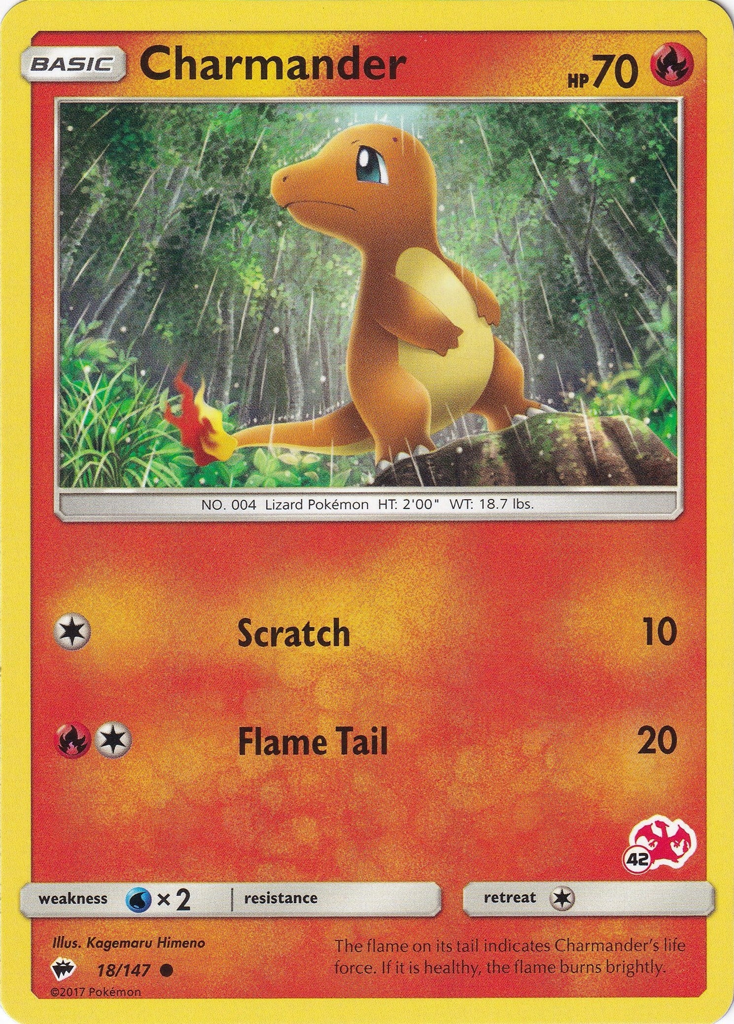 Image for Charmander - 18/147 (#42 Charizard Stamped) (018/147) (BTA) - Pokemon