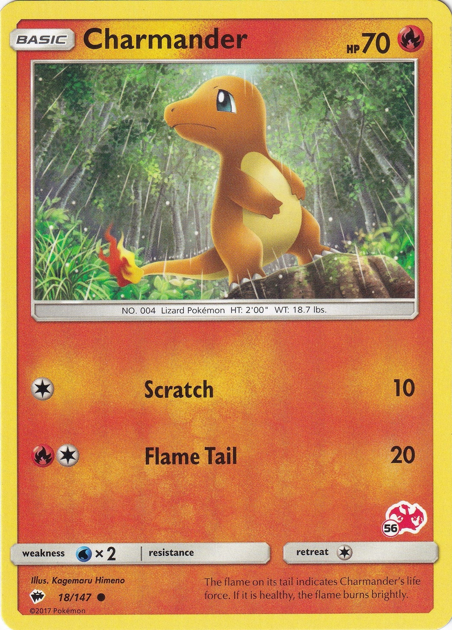Image for Charmander - 18/147 (#56 Charizard Stamped) (018/147) (BTA) - Pokemon