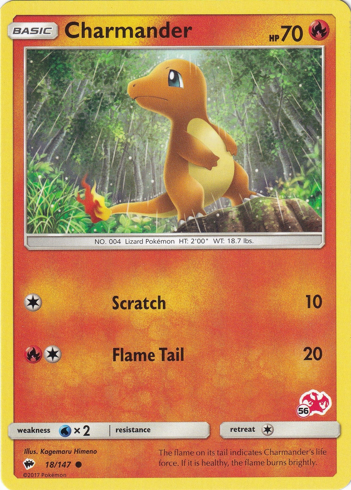 Image for Charmander - 18/147 (#56 Charizard Stamped) (018/147) (BTA) - Pokemon