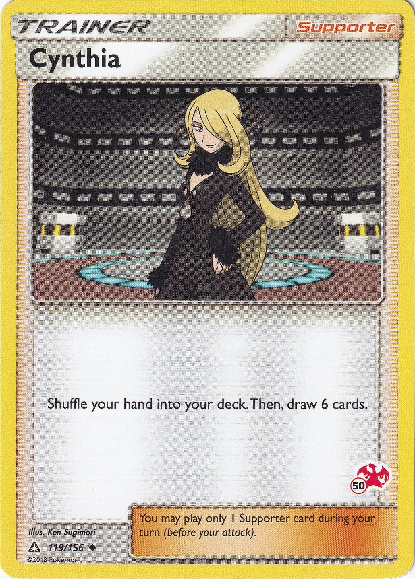 Image for Cynthia - 119/156 (#50 Charizard Stamped) (119/156) (BTA) - Pokemon