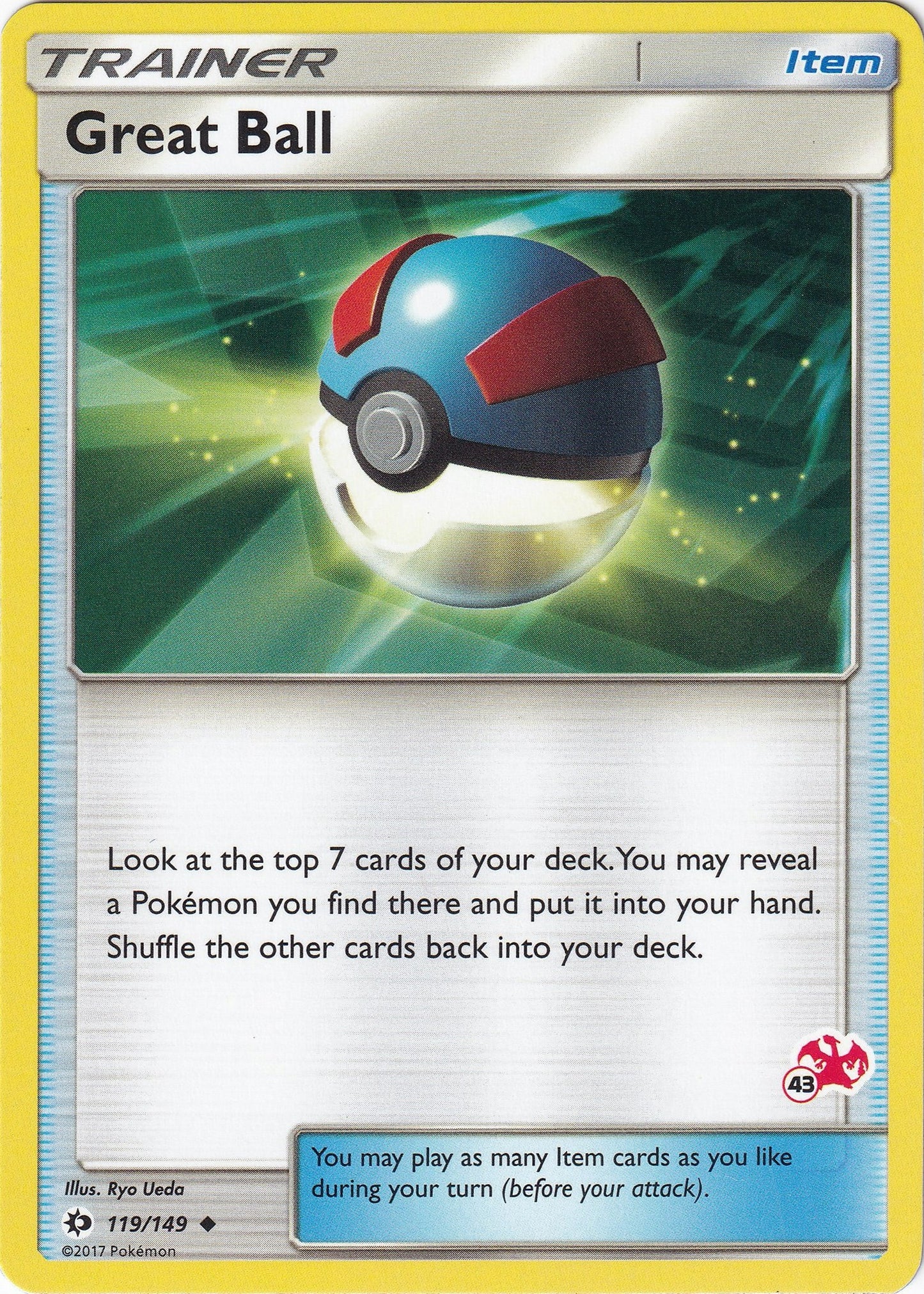 Image for Great Ball - 119/149 (#43 Charizard Stamped) (119/149) (BTA) - Pokemon