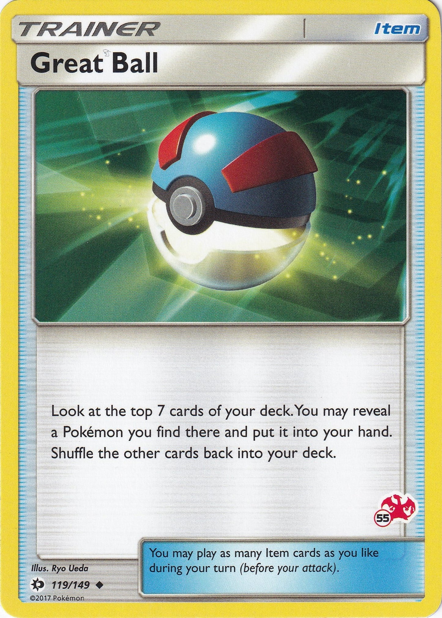 Image for Great Ball - 119/149 (#55 Charizard Stamped) (119/149) (BTA) - Pokemon