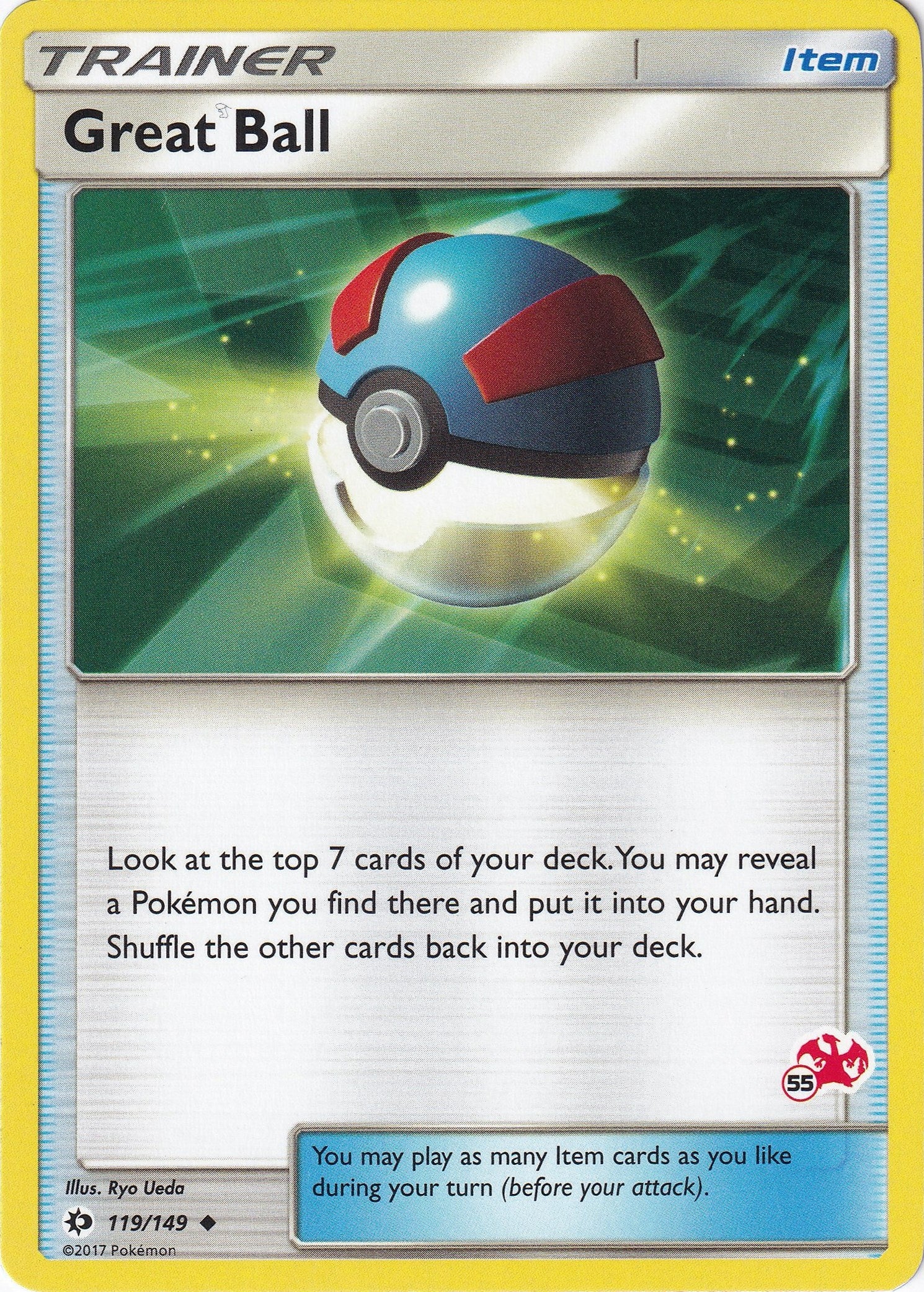 Image for Great Ball - 119/149 (#55 Charizard Stamped) (119/149) (BTA) - Pokemon
