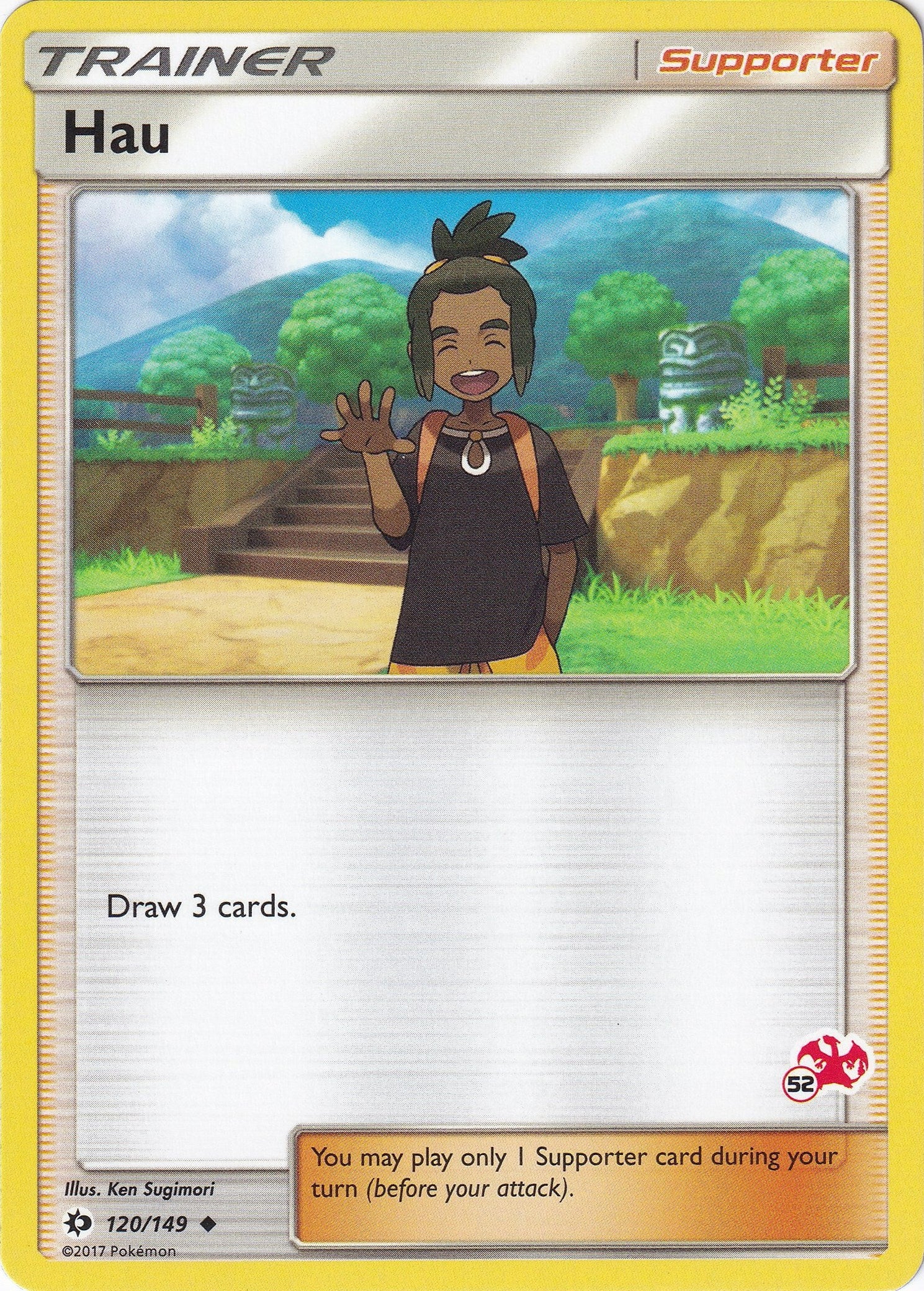 Image for Hau - 120/149 (#52 Charizard Stamped) (120/149) (BTA) - Pokemon