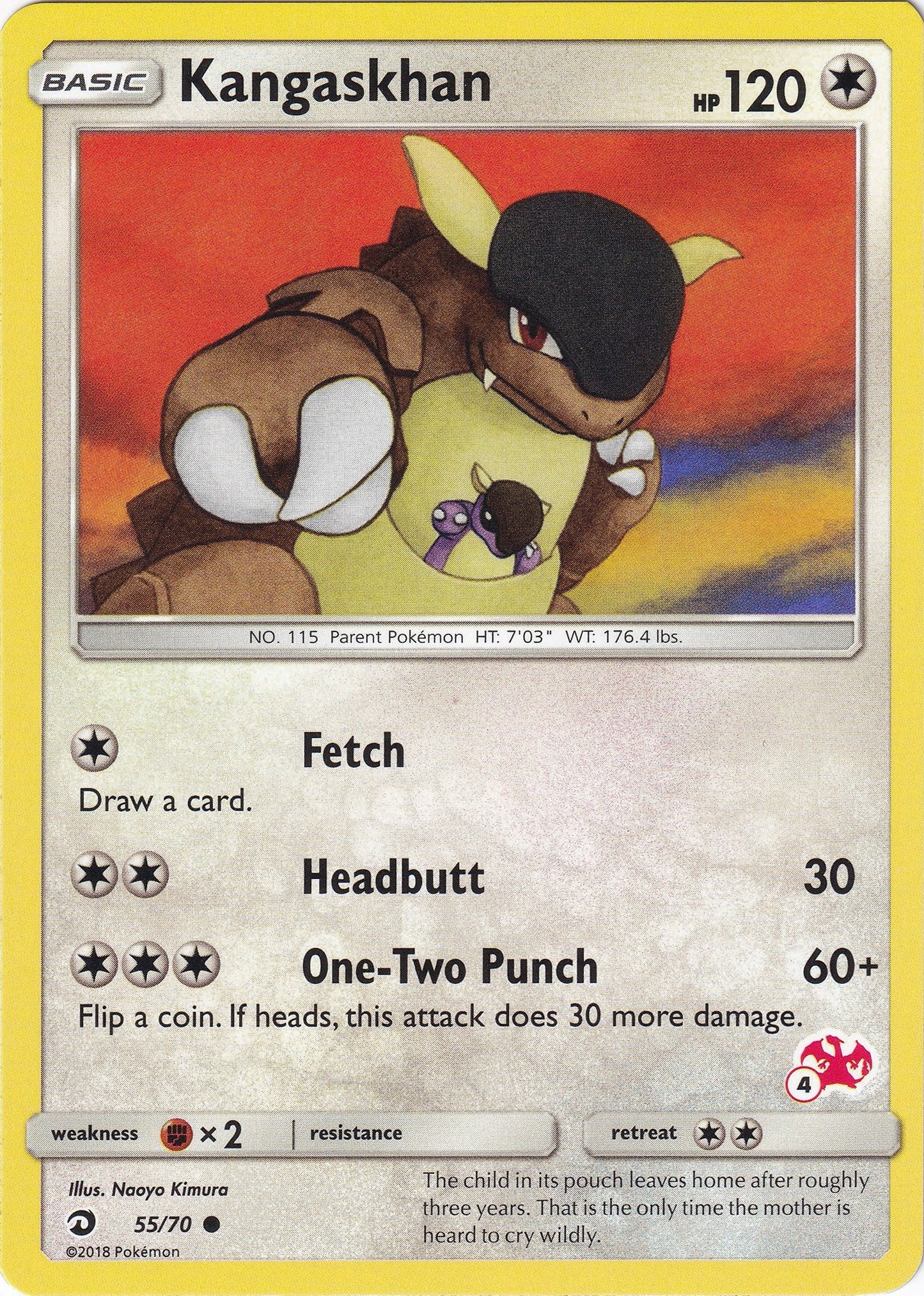 Image for Kangaskhan - 55/70 (#4 Charizard Stamped) (055/070) (BTA) - Pokemon