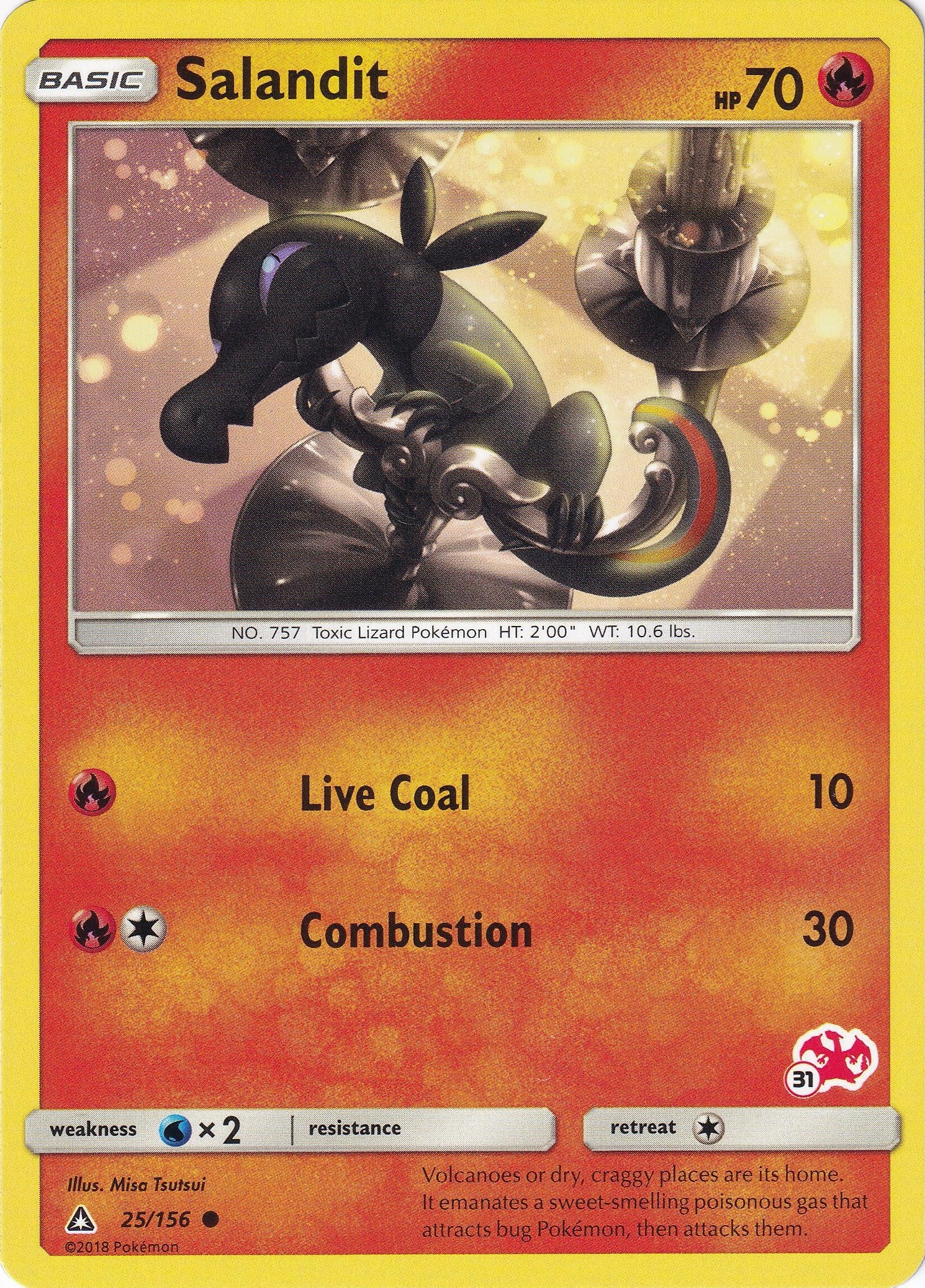 Image for Salandit - 25/156 (#31 Charizard Stamped) (025/156) (BTA) - Pokemon
