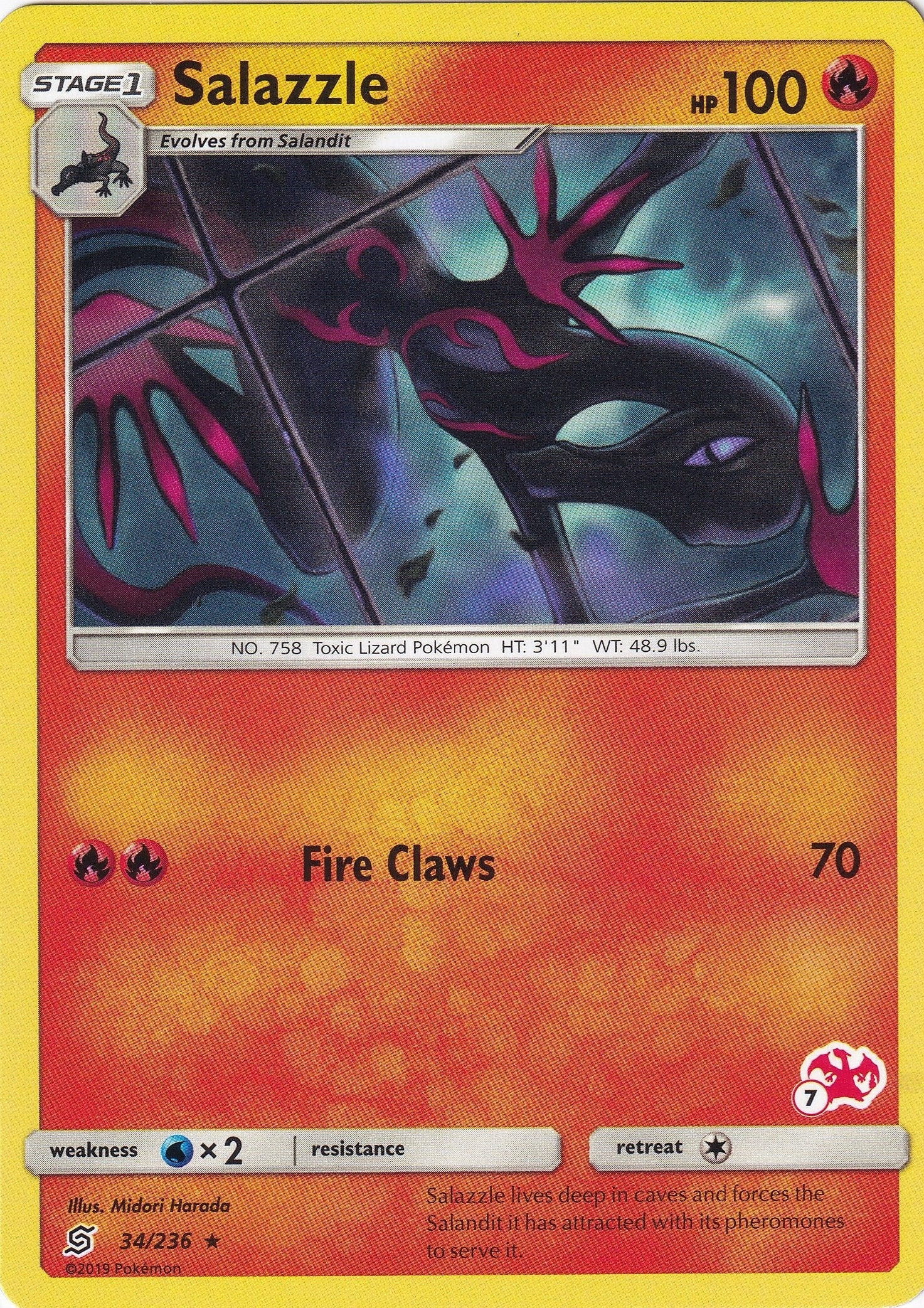 Image for Salazzle - 34/236 (#7 Charizard Stamped) (034/236) (BTA) - Pokemon