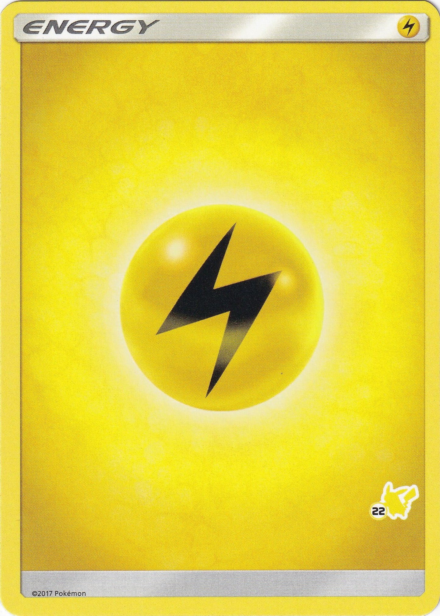 Image for Lightning Energy (#22 Pikachu Stamped) (BTA) - Pokemon