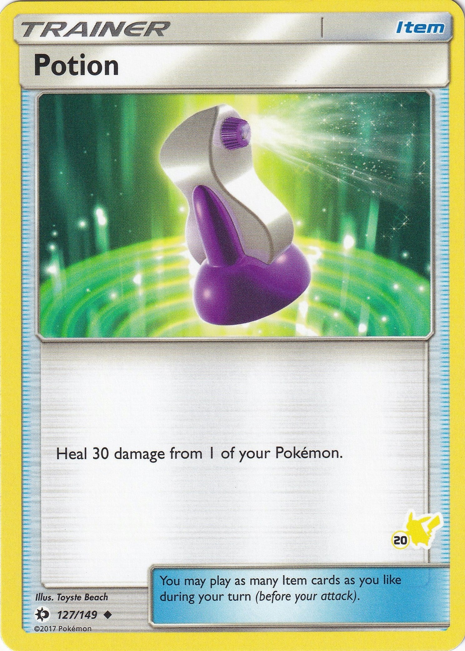 Image for Potion - 127/149 (#20 Pikachu Stamped) (127/149) (BTA) - Pokemon