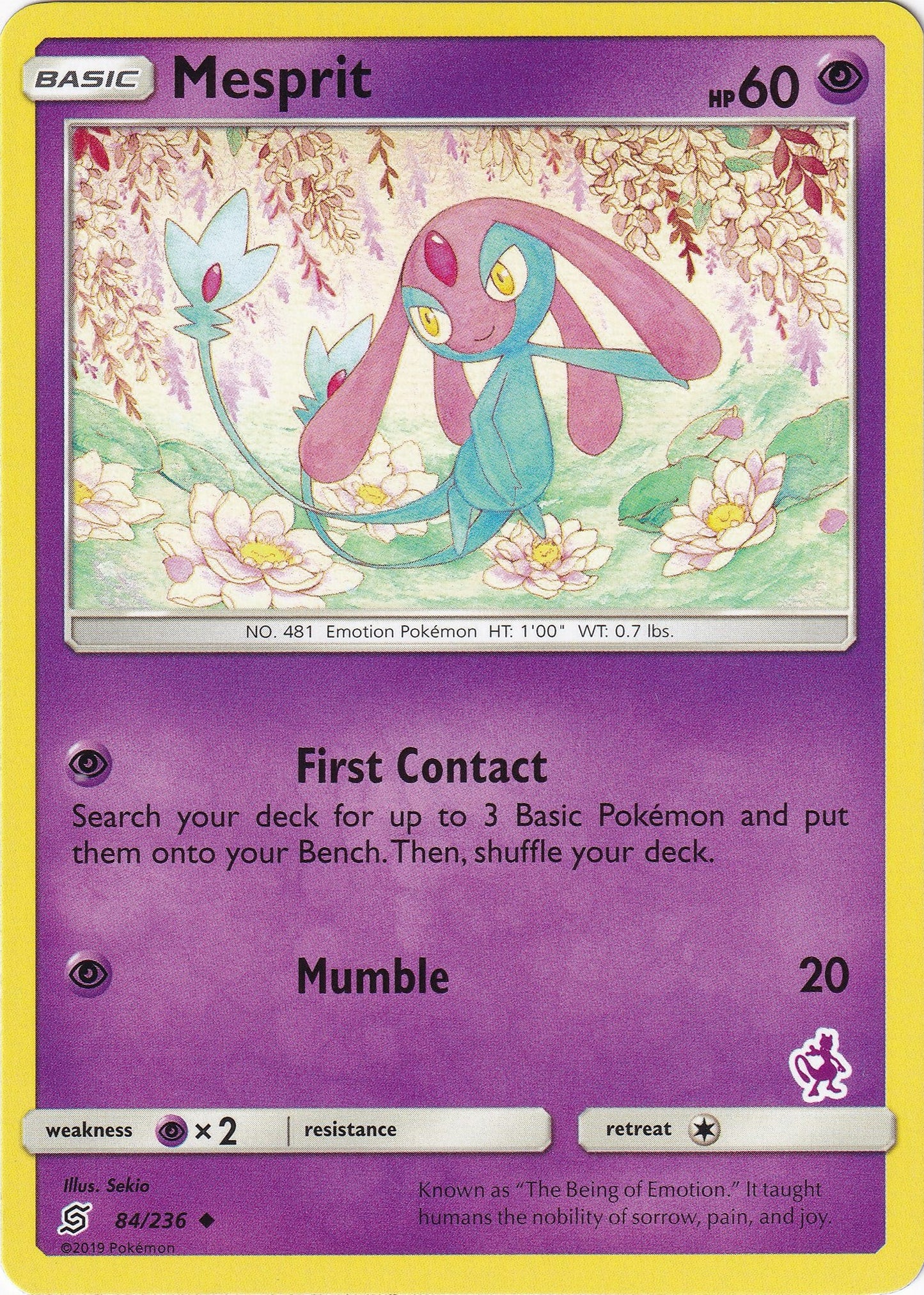 Image for Mesprit - 84/236 (Mewtwo Stamped) (084/236) (BTA) - Pokemon