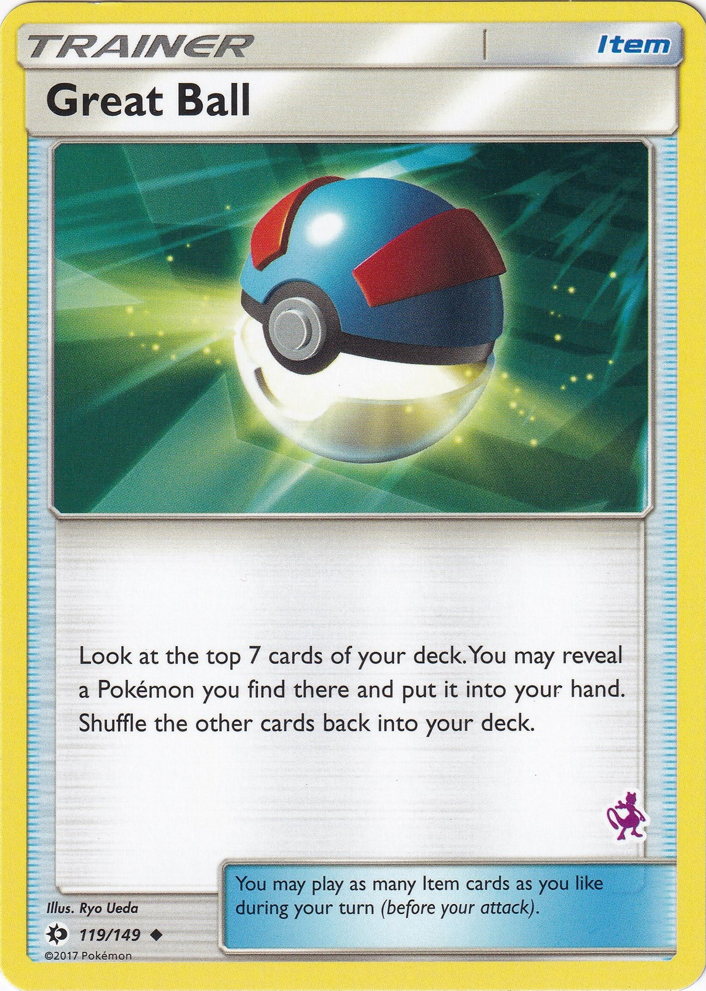 Image for Great Ball - 119/149 (Mewtwo Stamped) (119/149) (BTA) - Pokemon