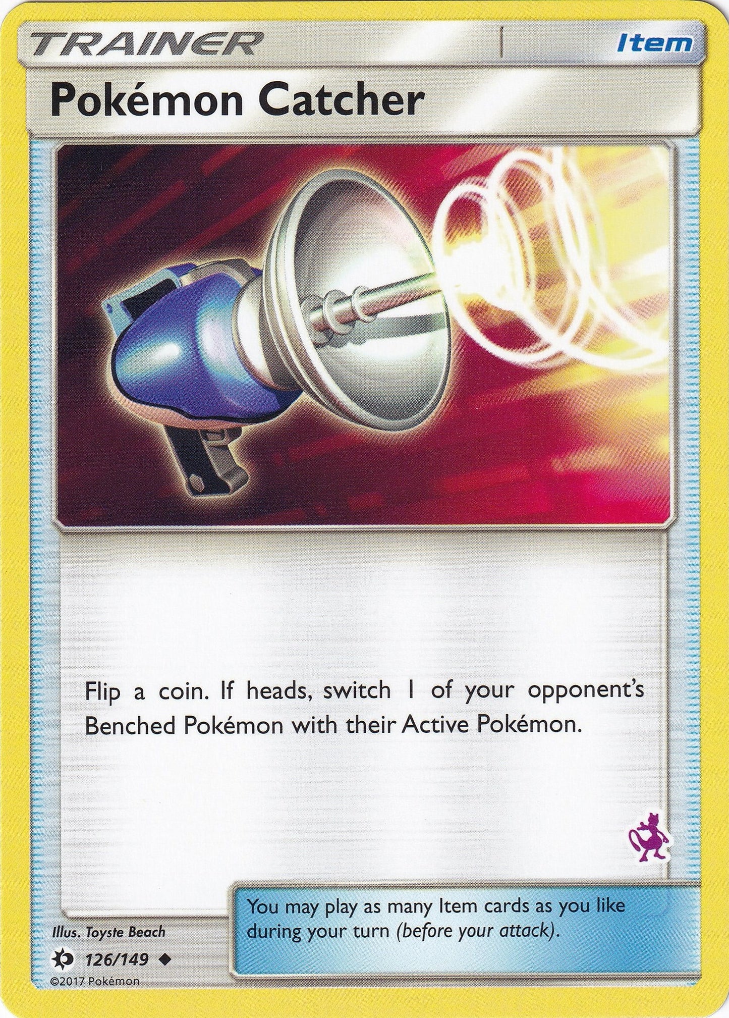 Image for Pokemon Catcher - 126/149 (Mewtwo Stamped) (126/149) (BTA) - Pokemon
