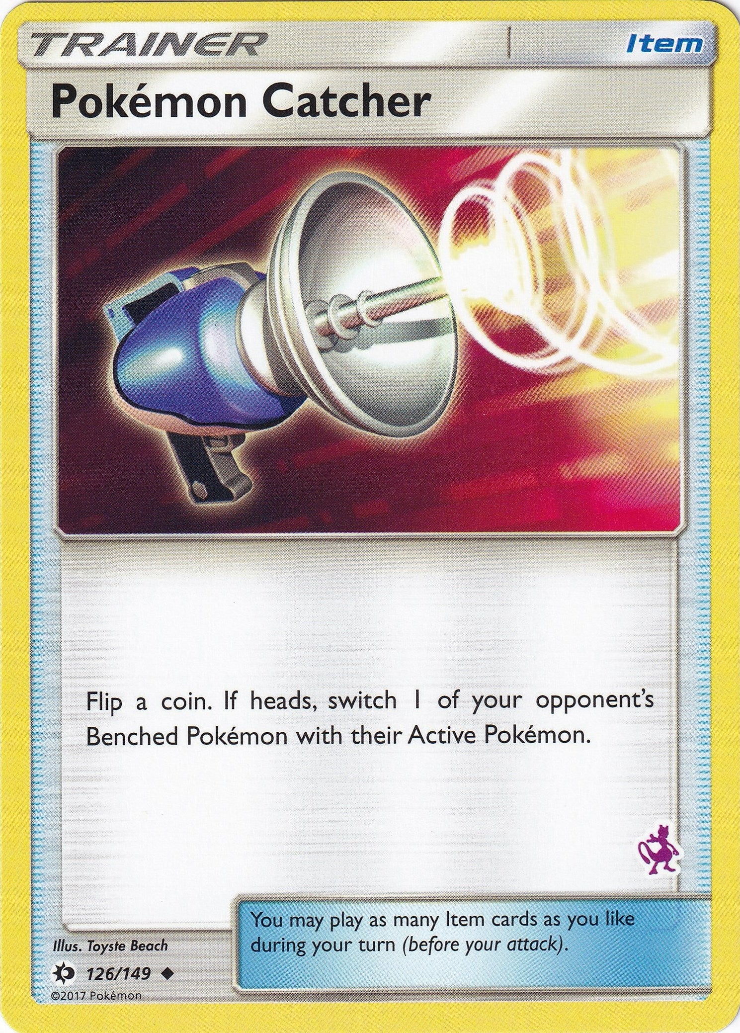 Image for Pokemon Catcher - 126/149 (Mewtwo Stamped) (126/149) (BTA) - Pokemon