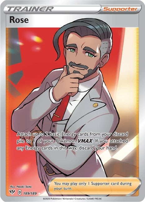 Image for Rose (Full Art) (189/189) (SWSH03) - Pokemon