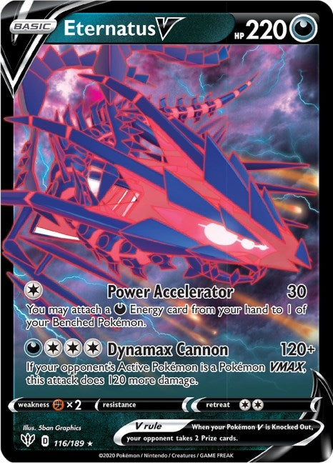 Image for Eternatus V (116/189) (SWSH03) - Pokemon