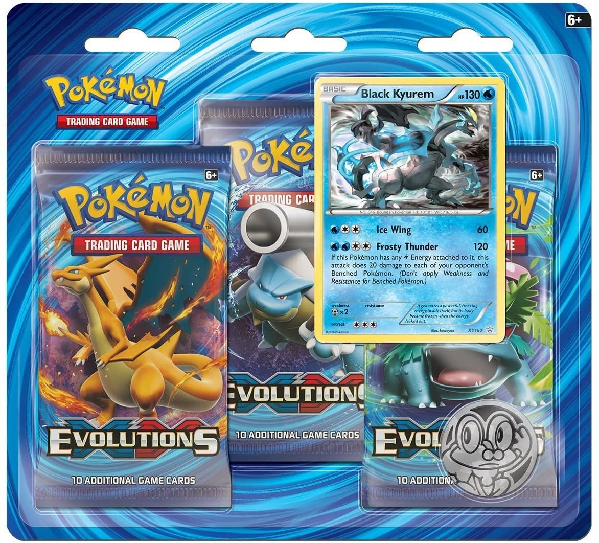 Image for XY - Evolutions 3 Pack Blister [Black Kyurem] - Pokemon