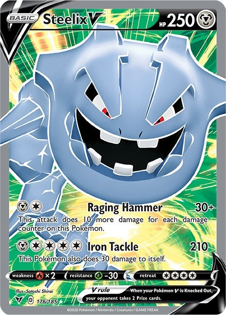 Image for Steelix V (Full Art) (176/185) (SWSH04) - Pokemon
