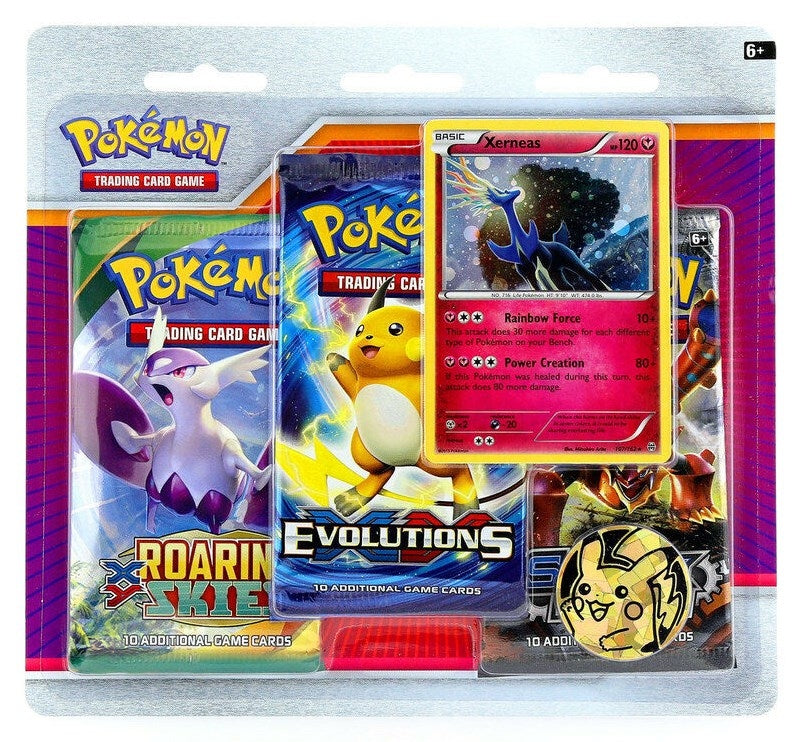 Image for XY 3 Pack Blister [Xerneas] - Pokemon
