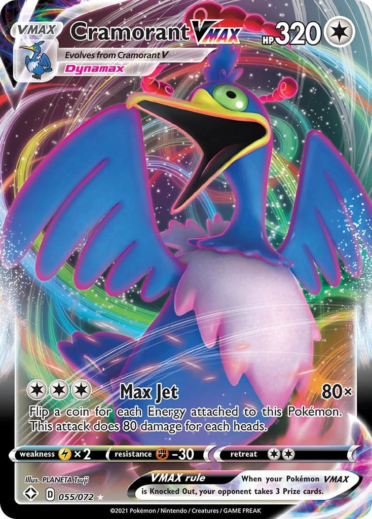 Image for Cramorant VMAX (055/072) (SHF) - Pokemon