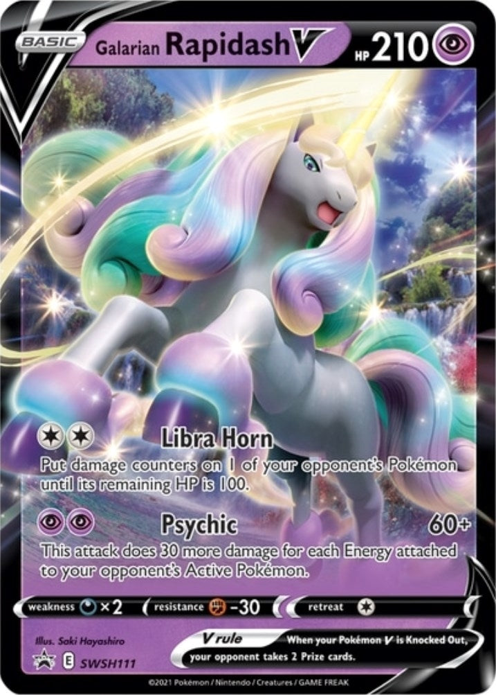 Image for Galarian Rapidash V - SWSH111 (SWSH111) (SWSD) - Pokemon