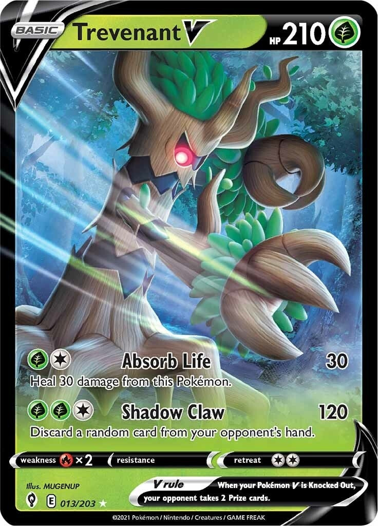 Image for Trevenant V (013/203) (SWSH07) - Pokemon