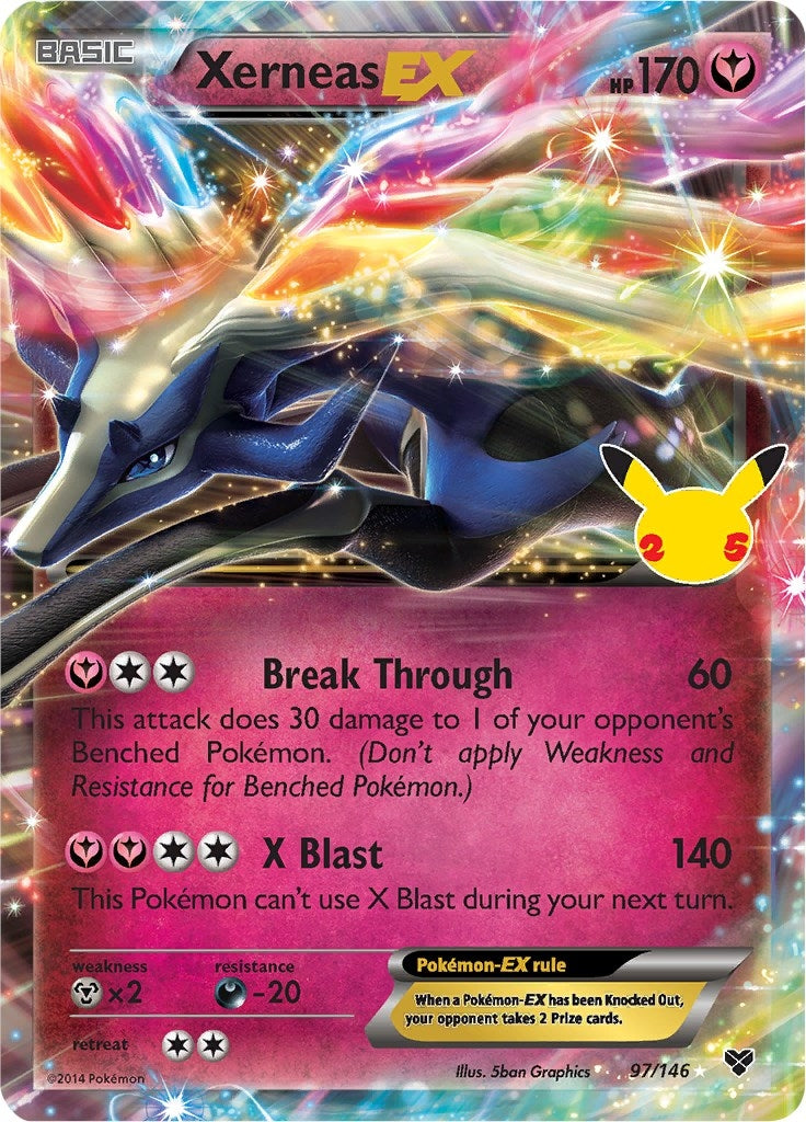 Image for Xerneas EX (97/146) (CCC) - Pokemon