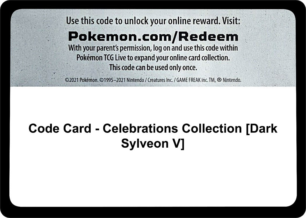 Image for Code Card - Celebrations Collection [Dark Sylveon V] (CLB) - Pokemon