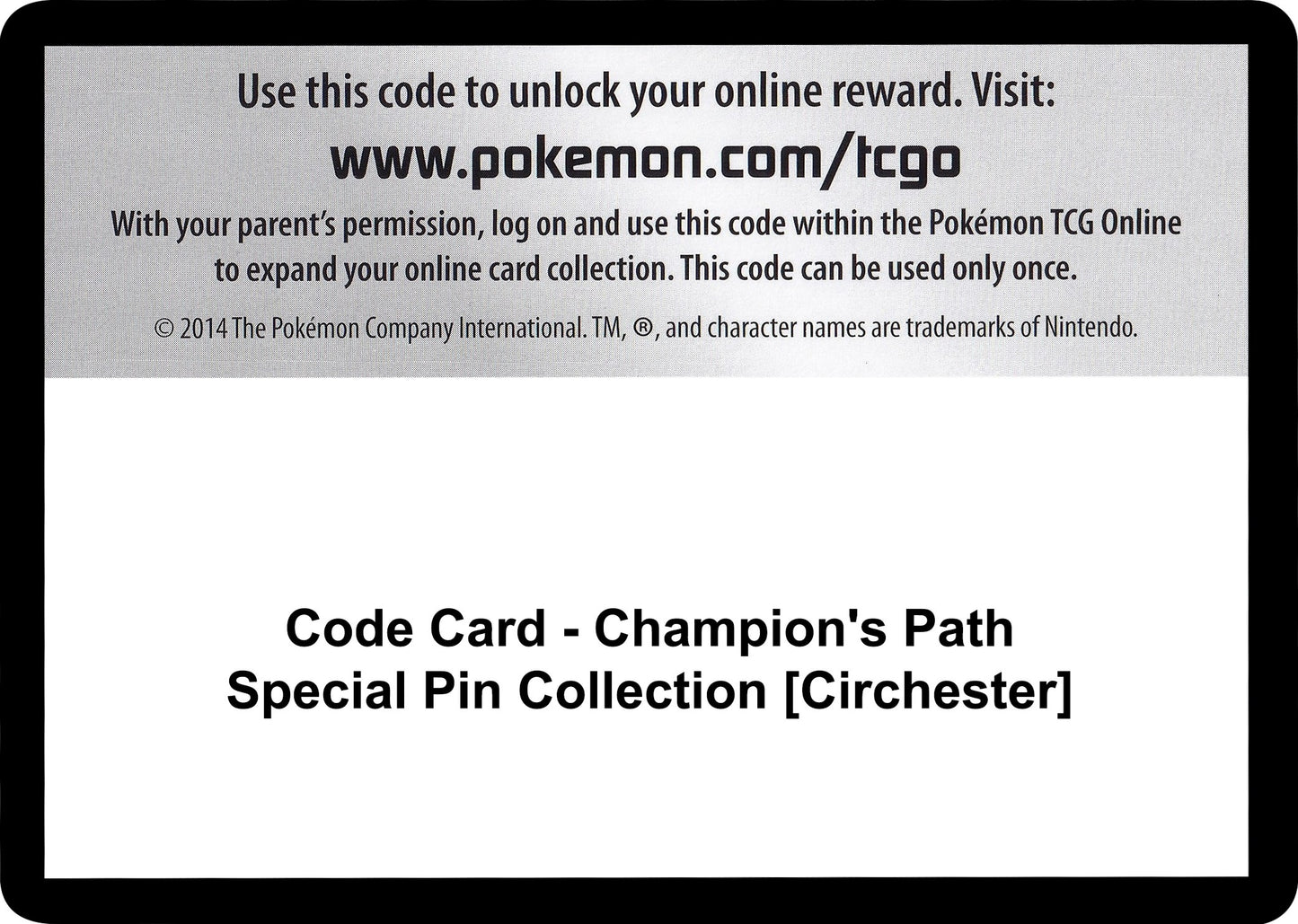 Image for Code Card - Champion's Path Special Pin Collection [Circhester] - Pokemon