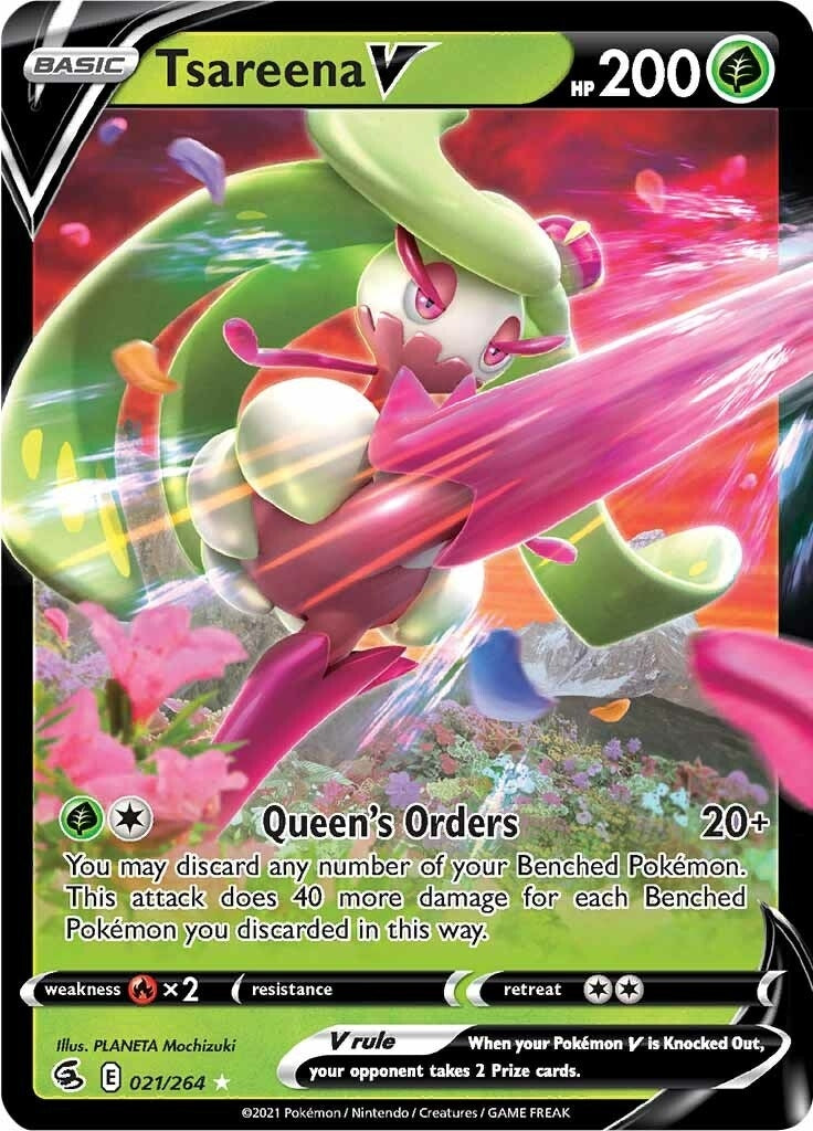 Tsareena V (021/264) (SWSH08)