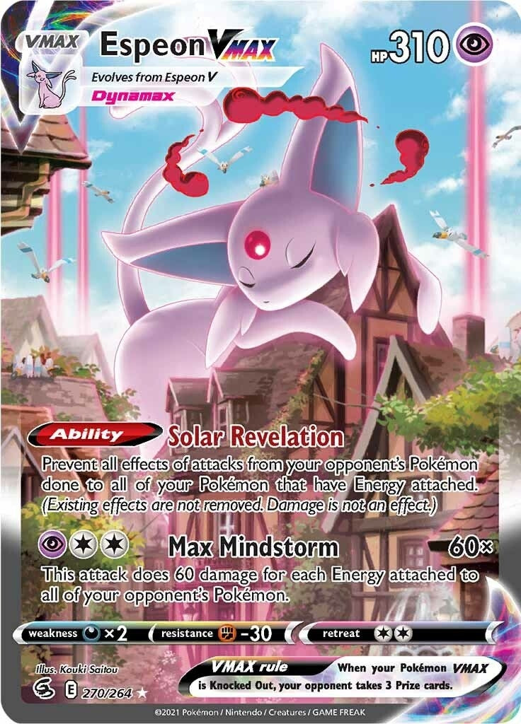 Image for Espeon VMAX (Alternate Art Secret) (270/264) (SWSH08) - Pokemon
