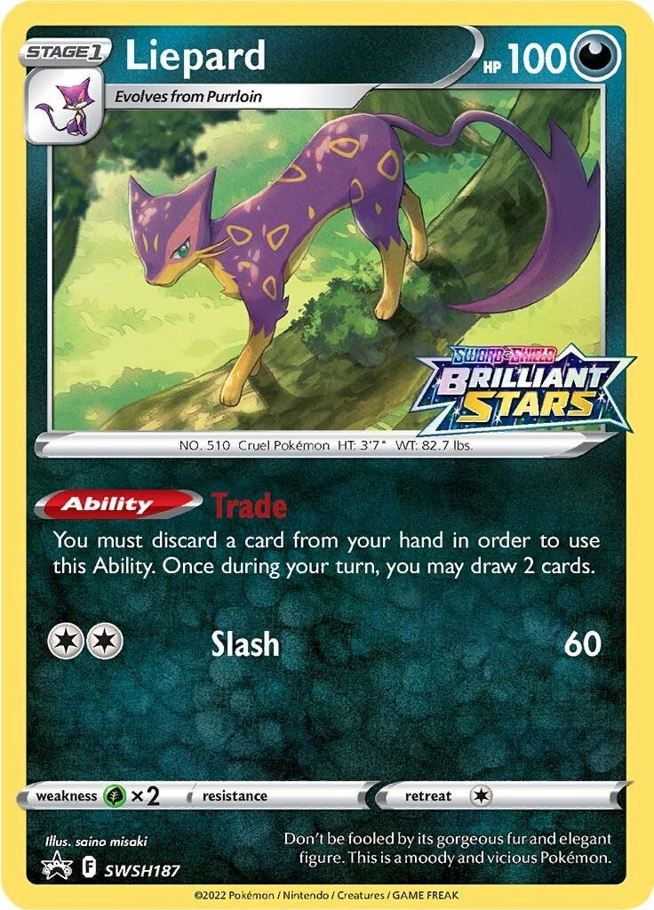 Liepard - SWSH187 (SWSH187) (SWSD)