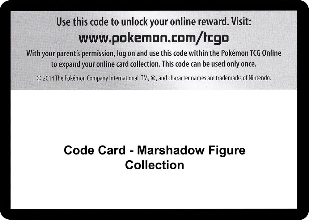 Image for Code Card - Marshadow Figure Collection - Pokemon