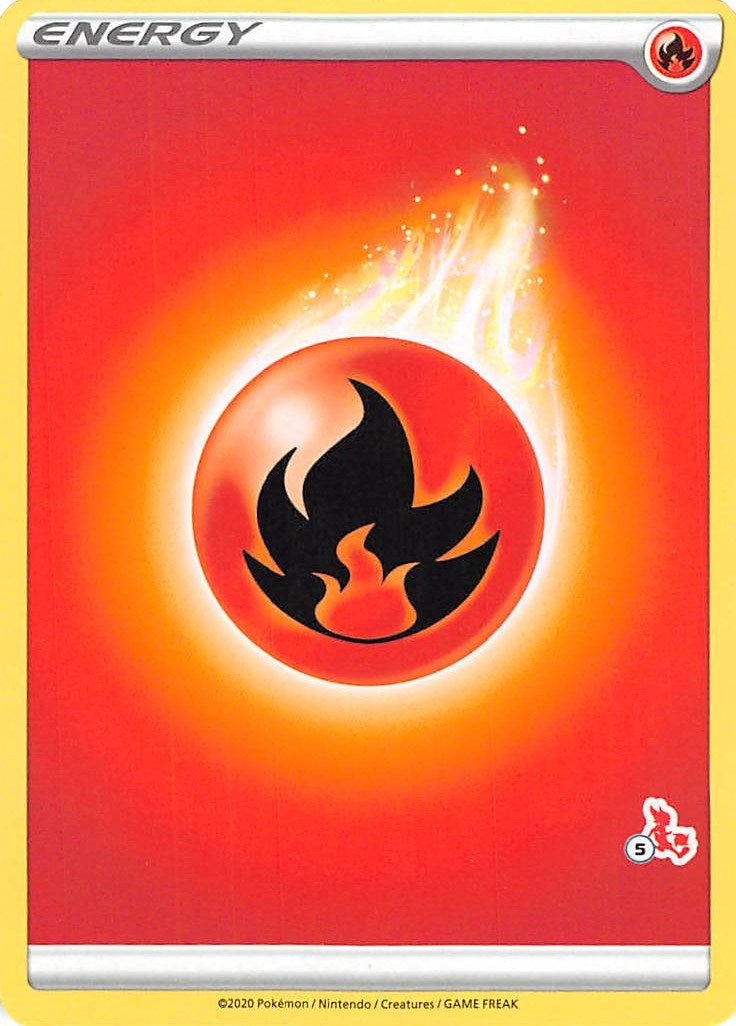 Image for Fire Energy (#5 Cinderace Stamped) (BA22) - Pokemon