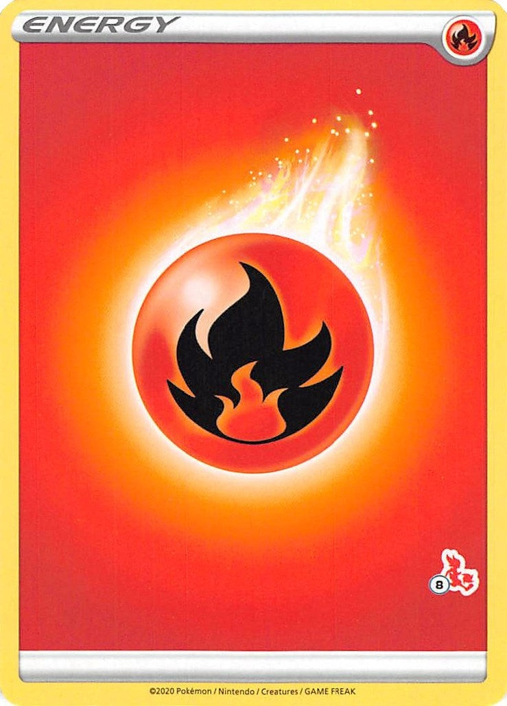 Image for Fire Energy (#8 Cinderace Stamped) (BA22) - Pokemon