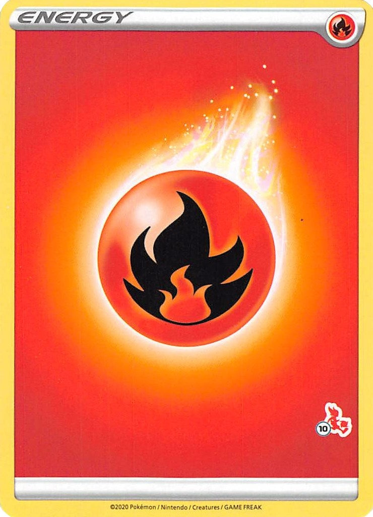 Image for Fire Energy (#10 Cinderace Stamped) (BA22) - Pokemon