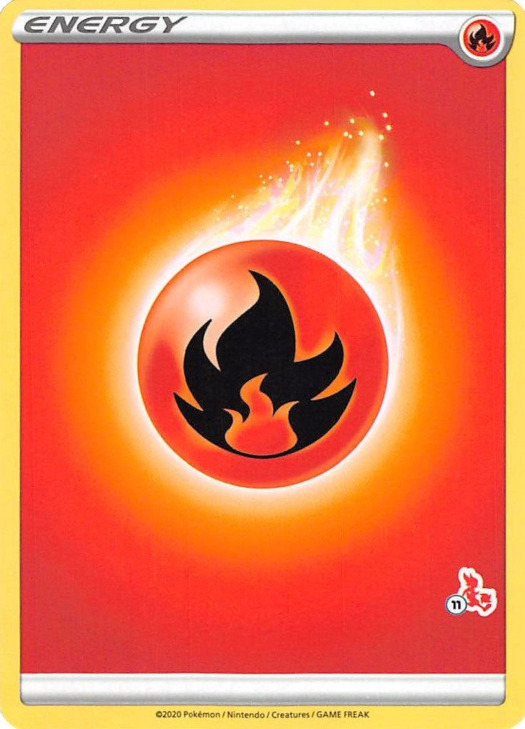 Image for Fire Energy (#11 Cinderace Stamped) (BA22) - Pokemon