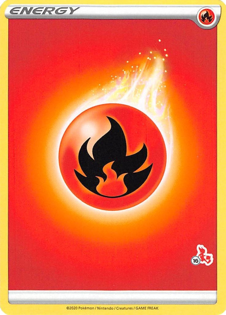 Image for Fire Energy (#16 Cinderace Stamped) (BA22) - Pokemon