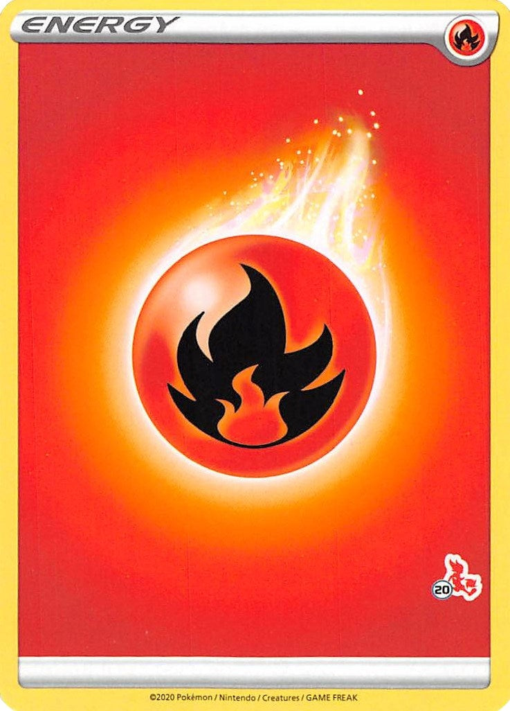 Image for Fire Energy (#20 Cinderace Stamped) (BA22) - Pokemon